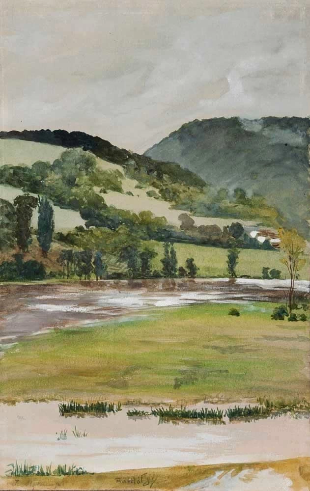 Paesaggio primaverile di Rozdół‚ 1884 - Museo Nazionale di Cracovia